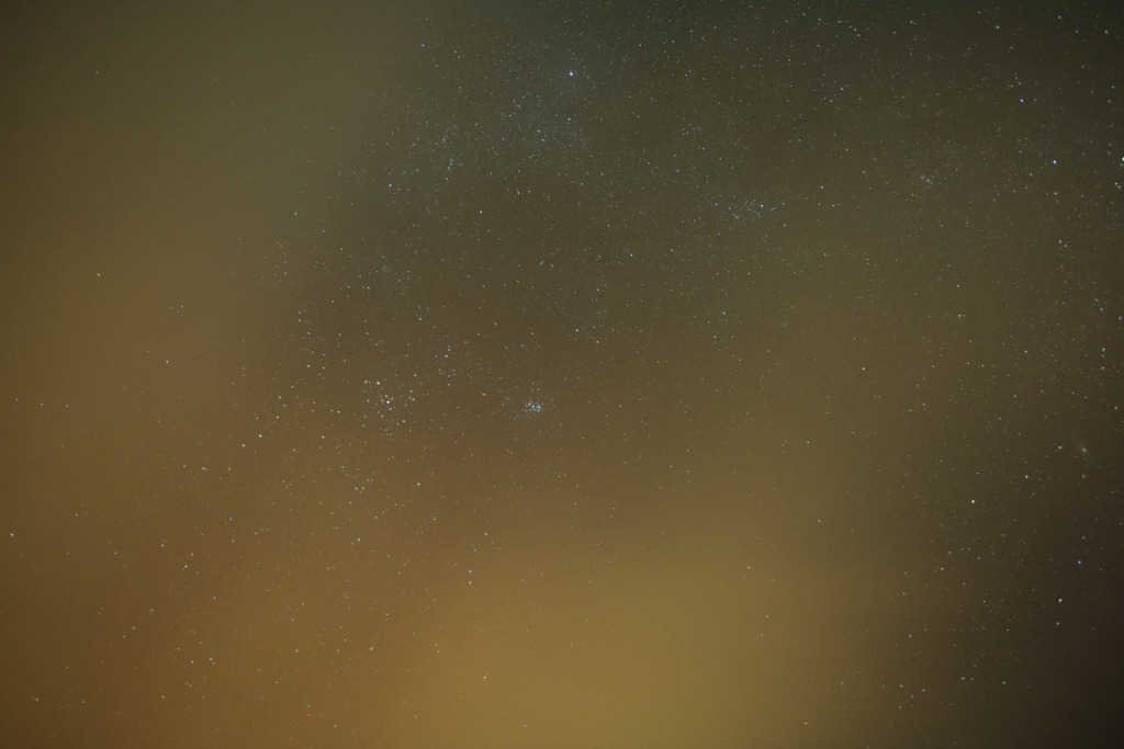 浅間山駐車場から見る星空