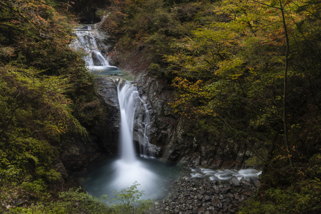 西沢渓谷七つ釜の滝