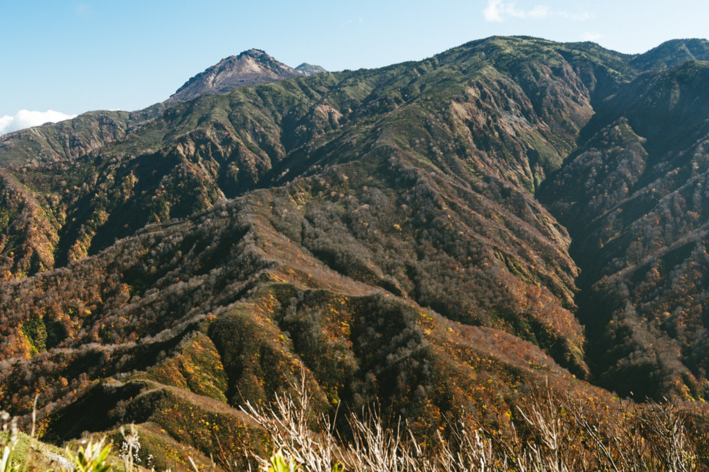新潟焼山方面の紅葉