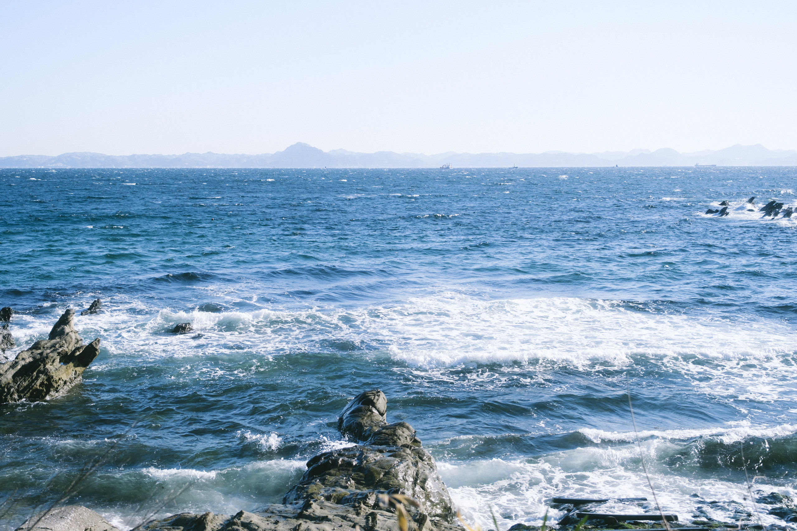 松輪海岸から見る海