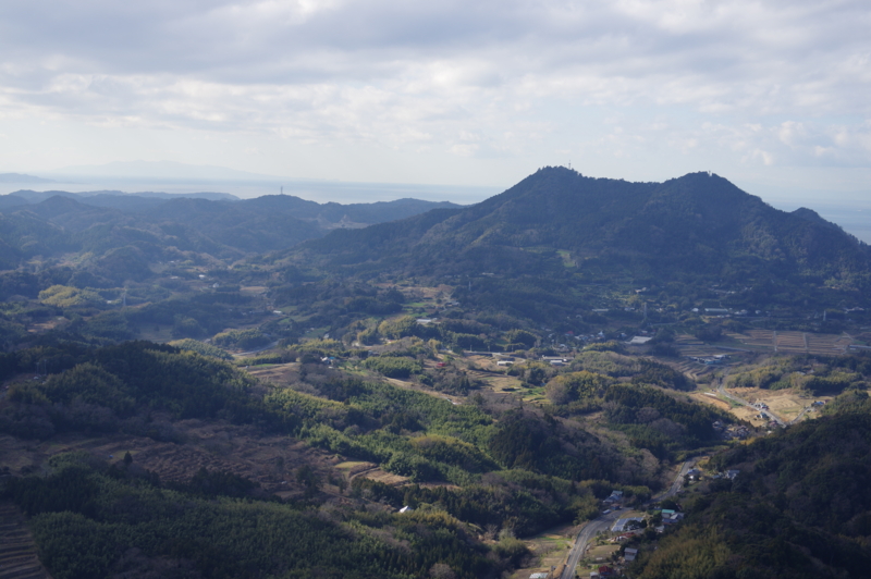 伊予ヶ岳からの景色