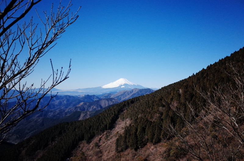 ヤビツから見る富士山
