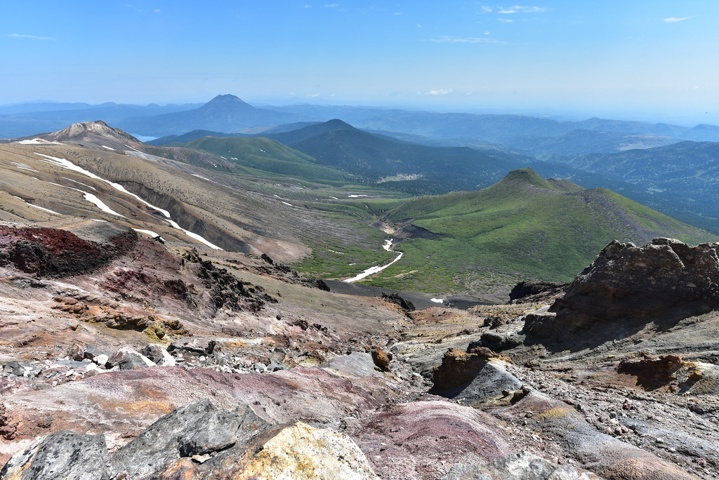 阿寒富士山頂からの景色