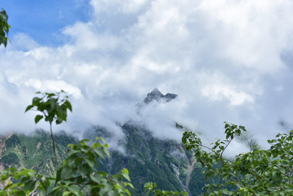 鏡平から見る槍ヶ岳