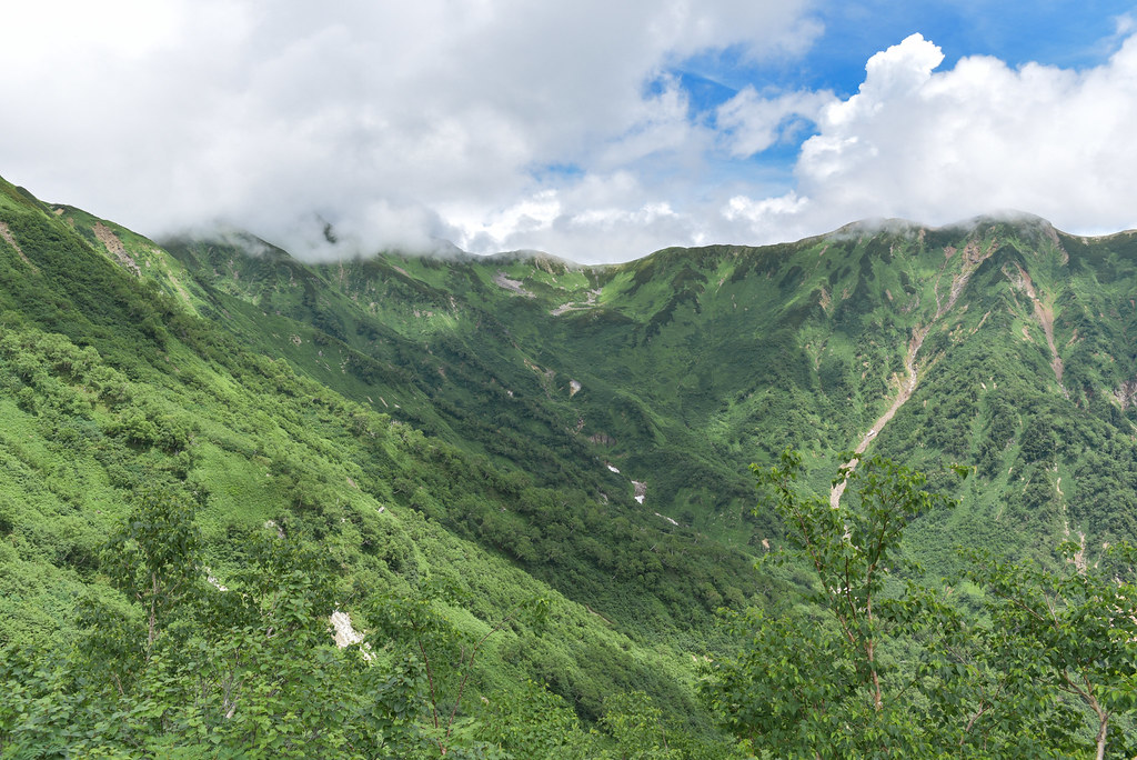 鏡平から弓折岳へ