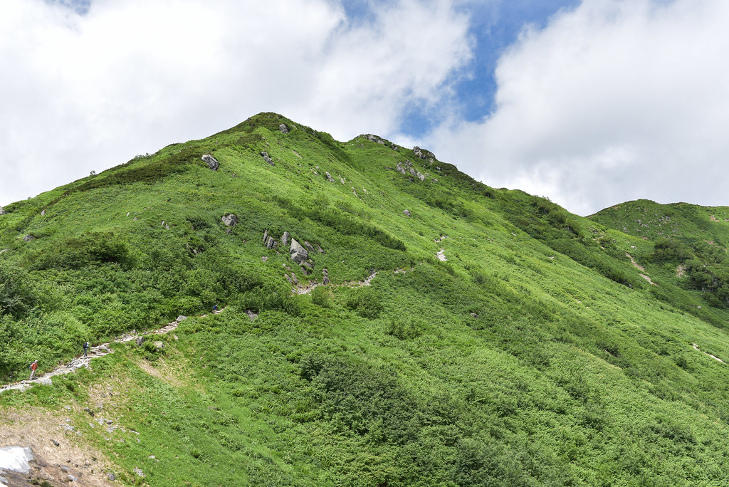 鏡平から弓折岳へ