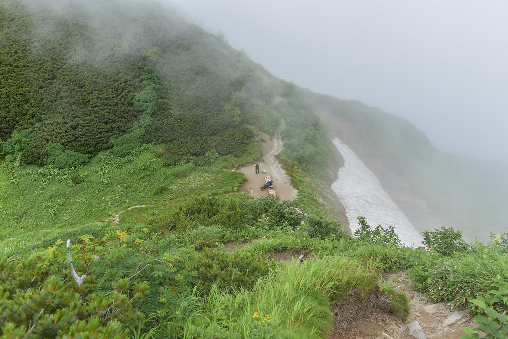 弓折岳から双六岳へ