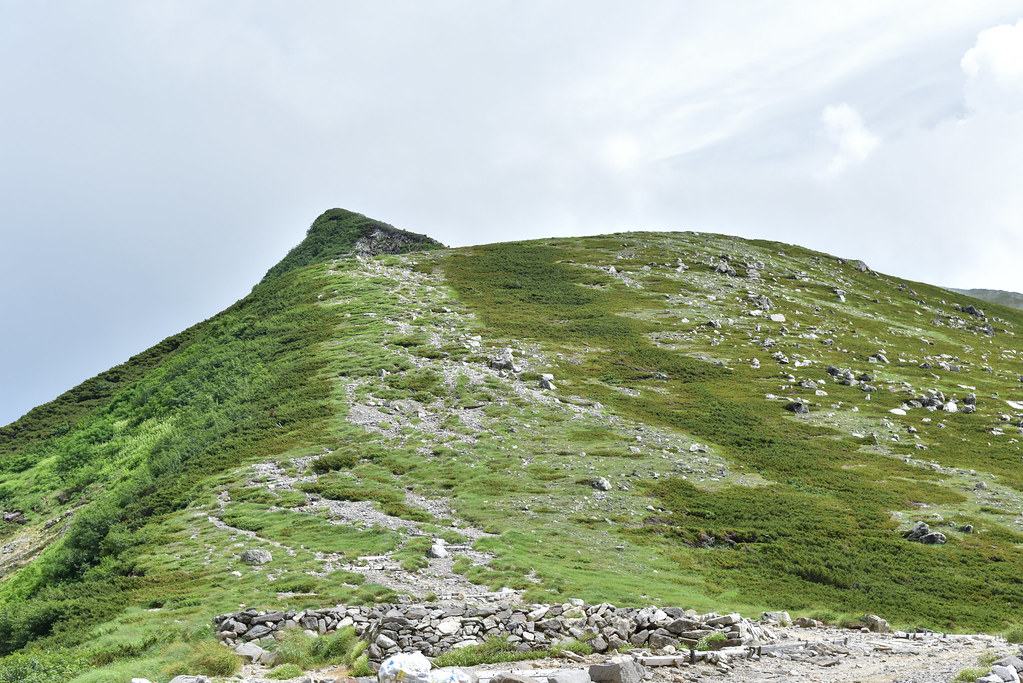 双六小屋から鷲羽岳へ