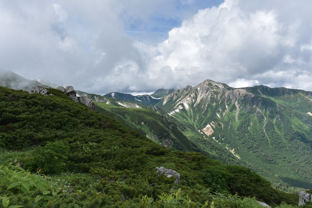 双六小屋から鷲羽岳へ