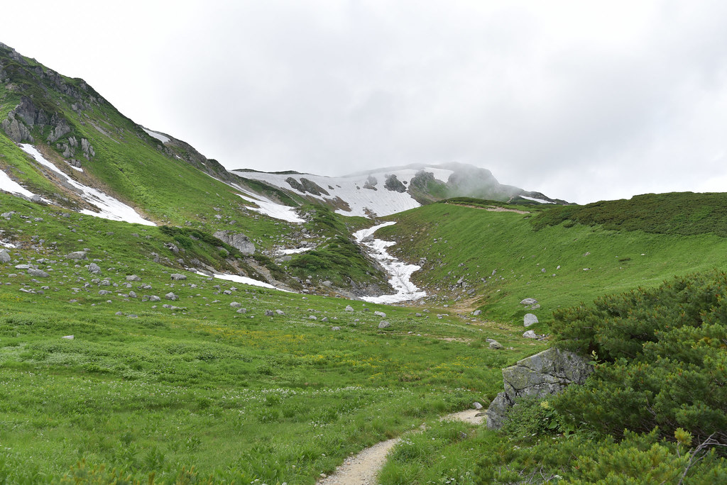 双六小屋から鷲羽岳へ