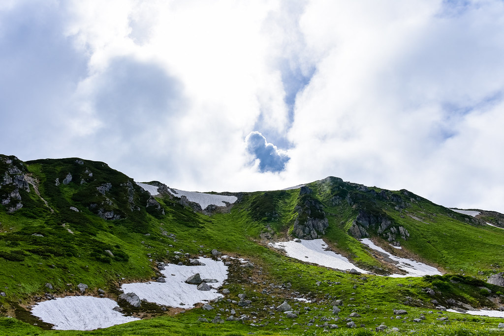 双六小屋から鷲羽岳へ