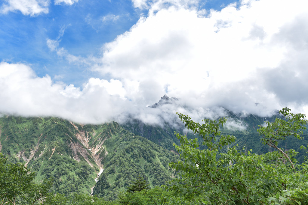鏡平から見る槍ヶ岳