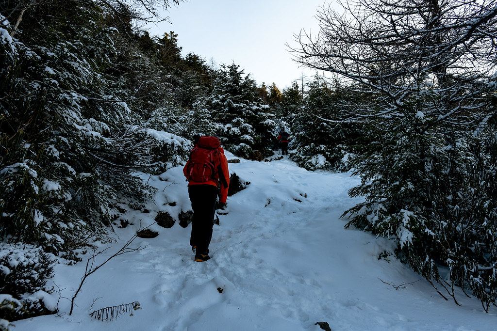 黒斑山登山道へ