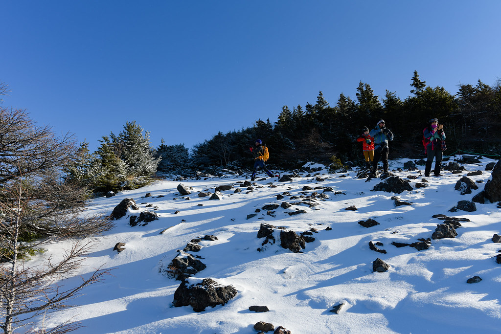 黒斑山登山道へ