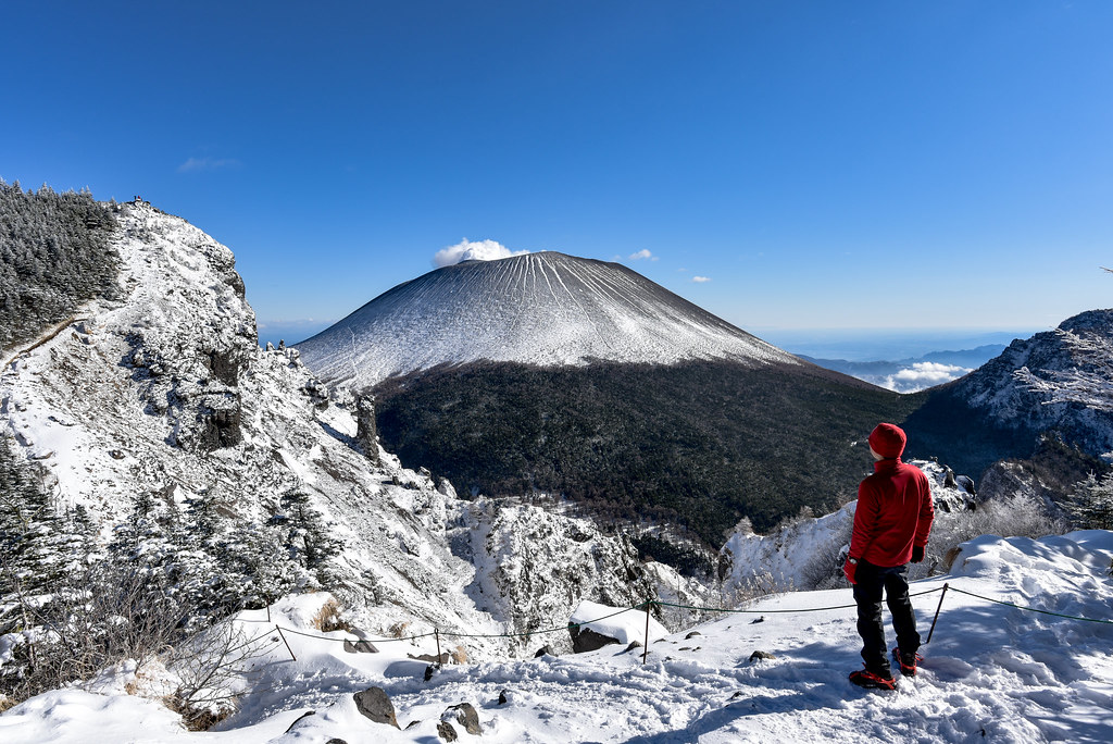 槍ヶ鞘から見る浅間山
