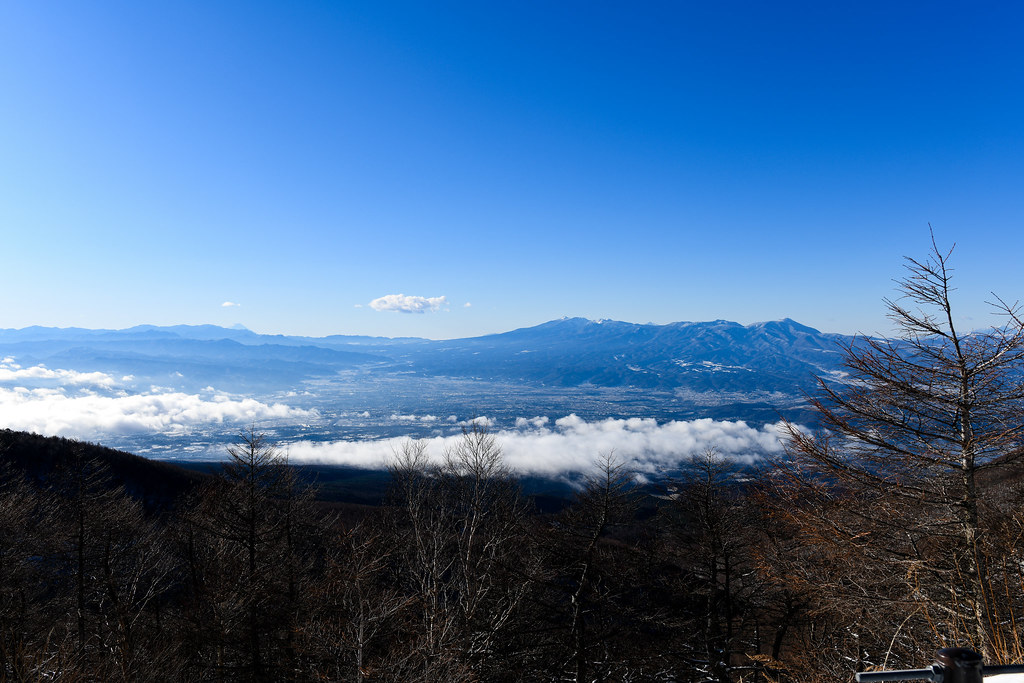 高峰高原からの眺め