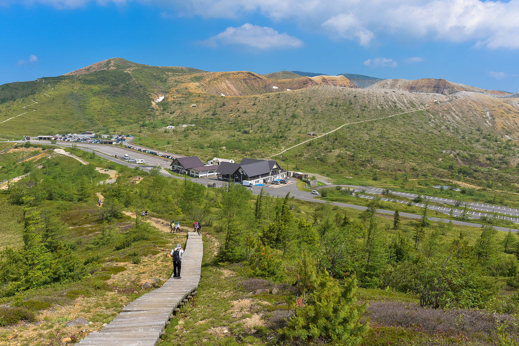 草津白根山の眺め