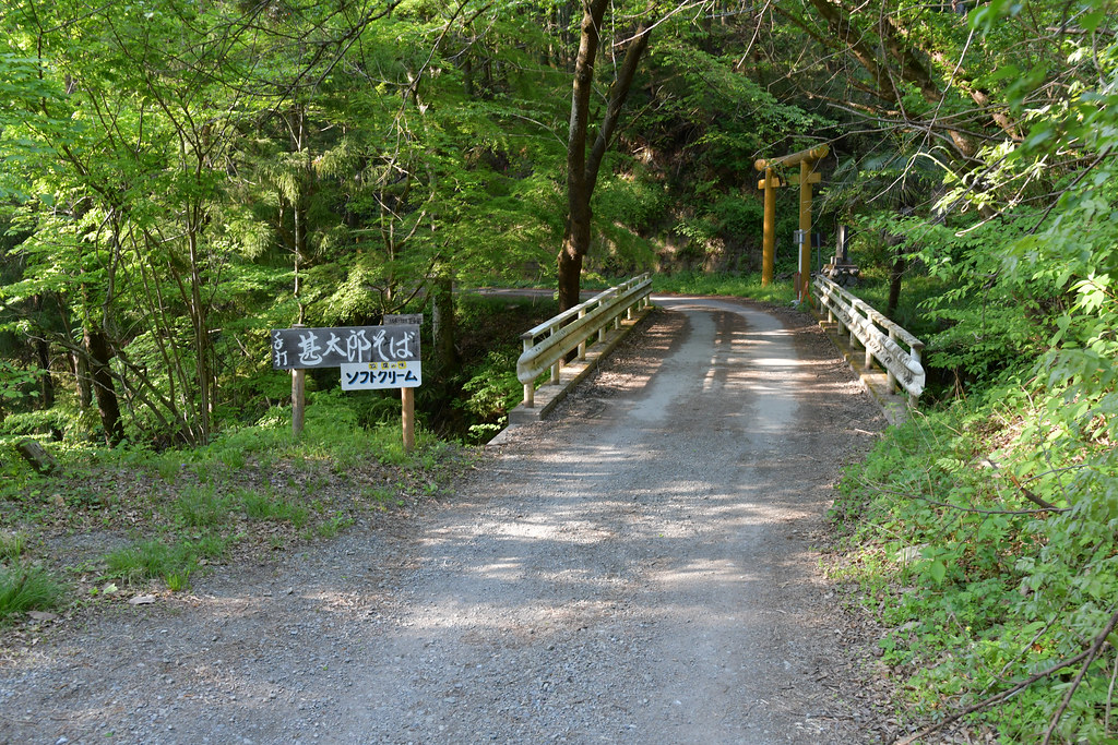 浦山口への道