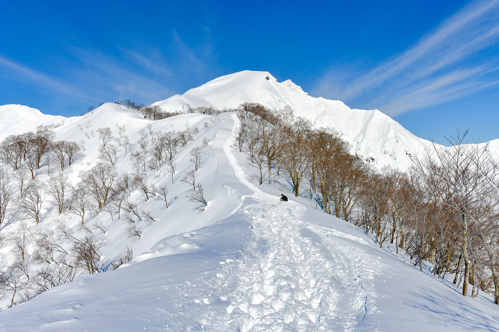 雪の谷川岳登山