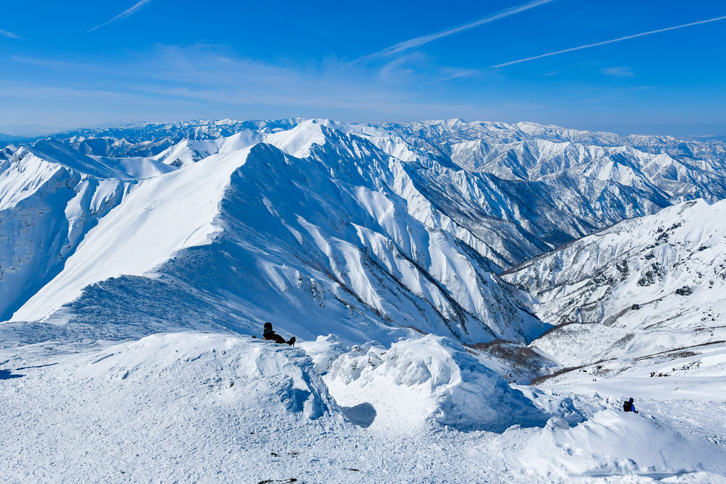 谷川岳山頂からの景色
