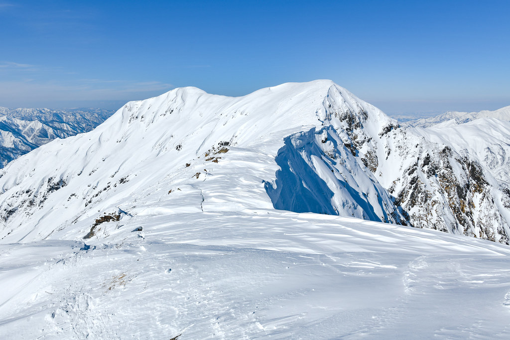一ノ倉岳への稜線