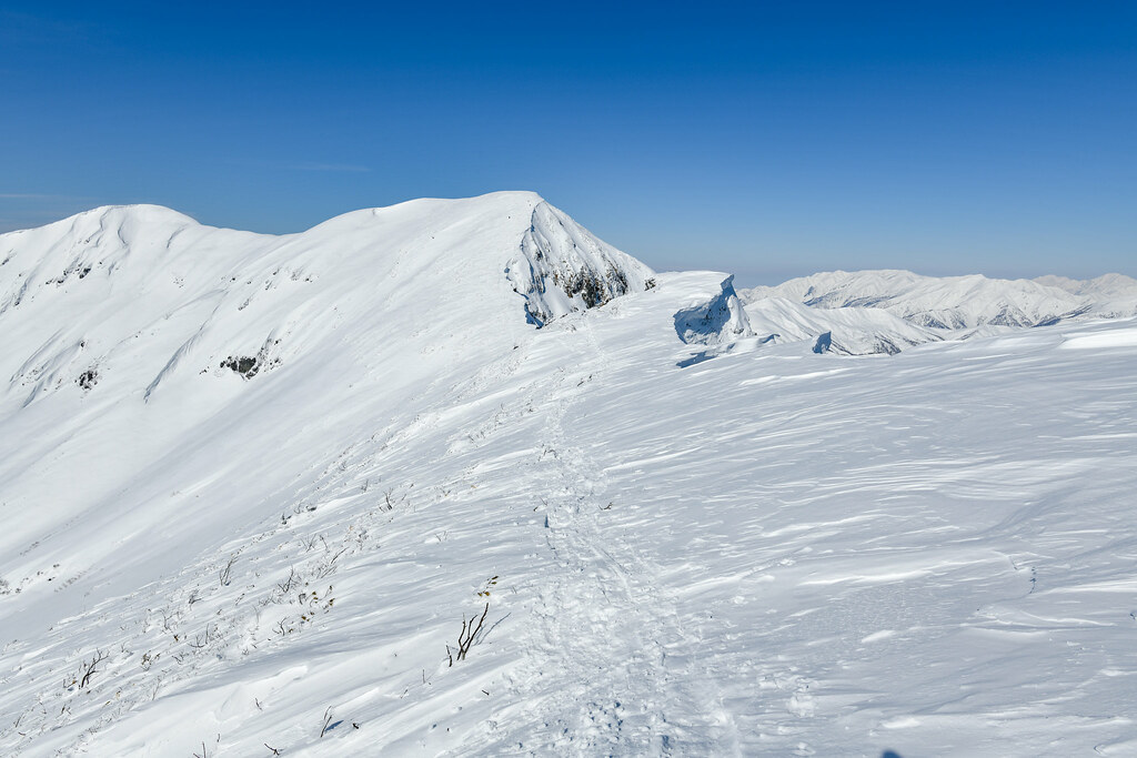 一ノ倉岳への稜線
