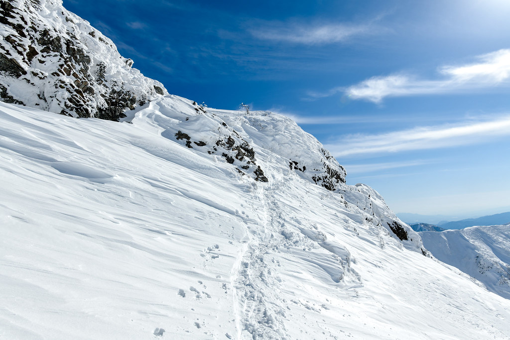 スキー場への帰路