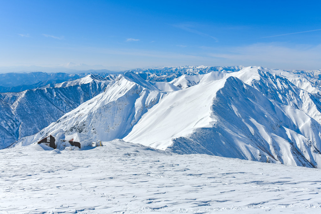 厳冬の谷川岳主脈