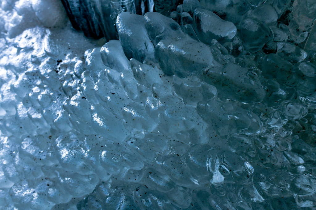 雲竜渓谷の氷柱テラス