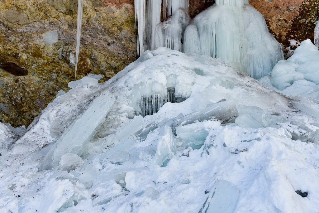 折れた氷柱