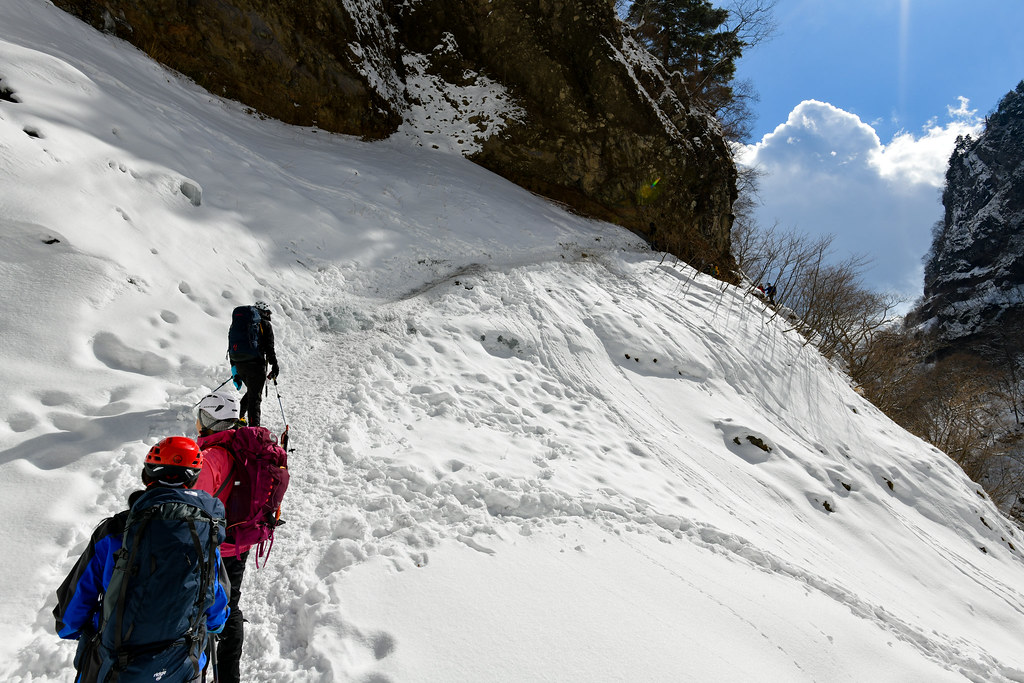 雲竜瀑からの帰還