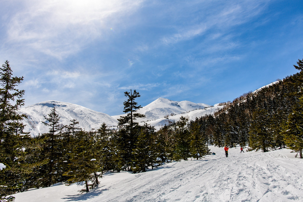 雪がなくなった乗鞍岳スキー場