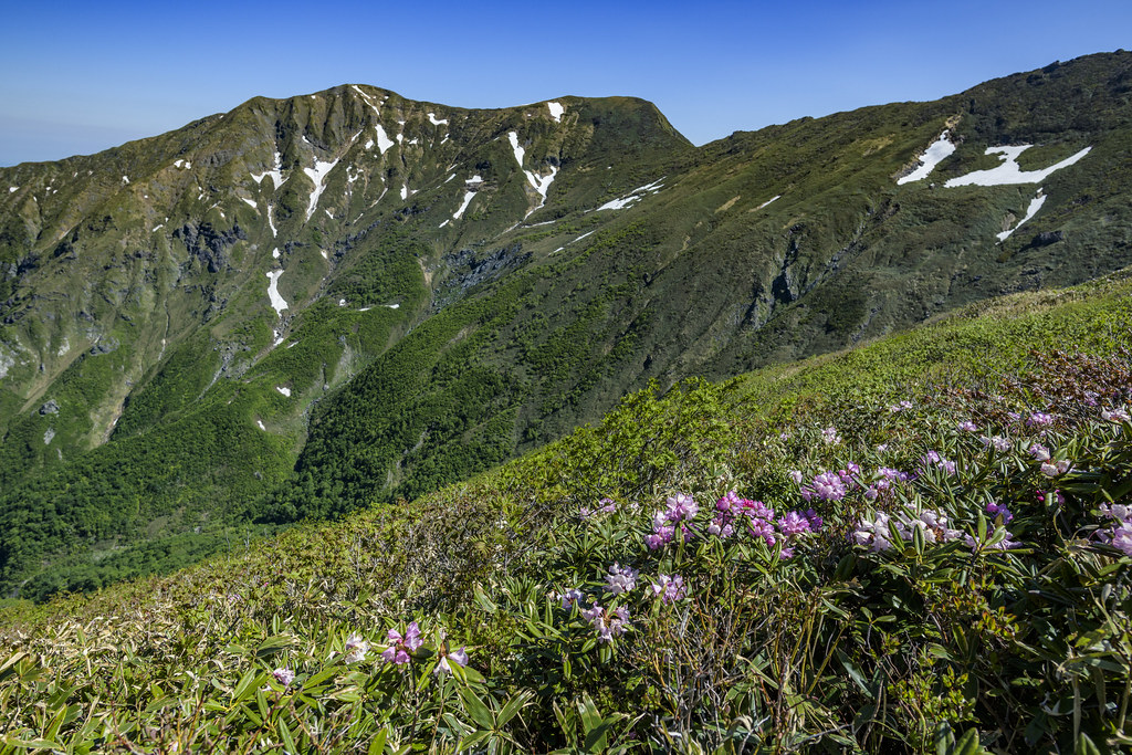 谷川主脈で万太郎山へ