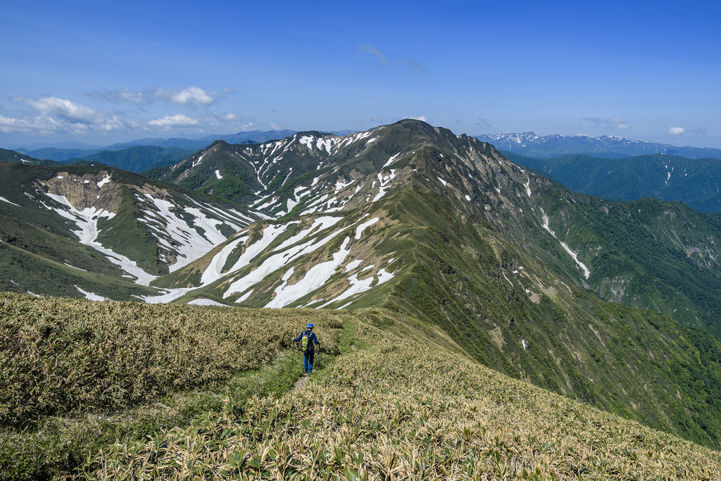 オジカ沢ノ頭から万太郎へ