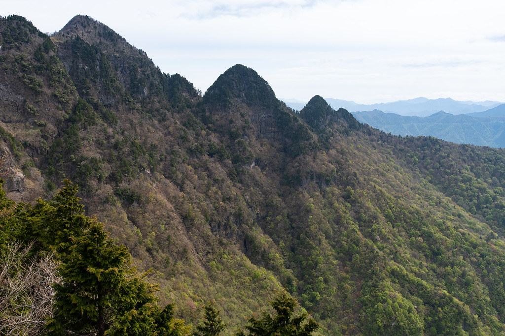 大峰奥駈道から見る和佐又山