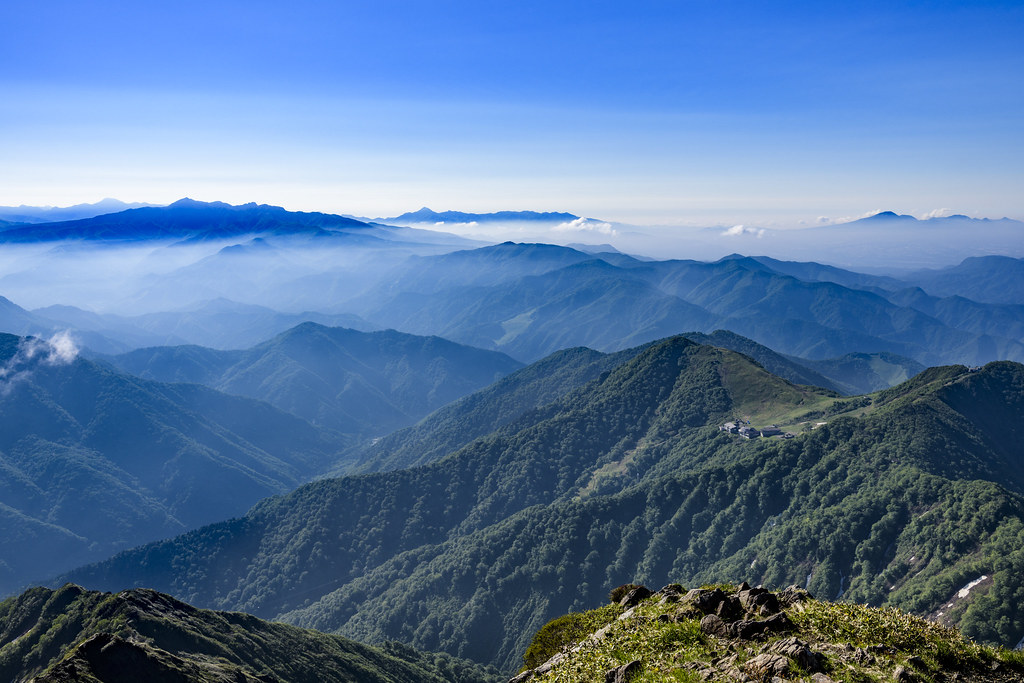 西黒尾根登山道