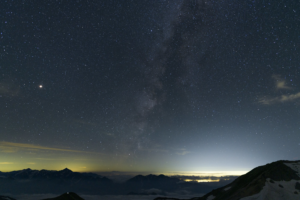 白馬岳から見える景色