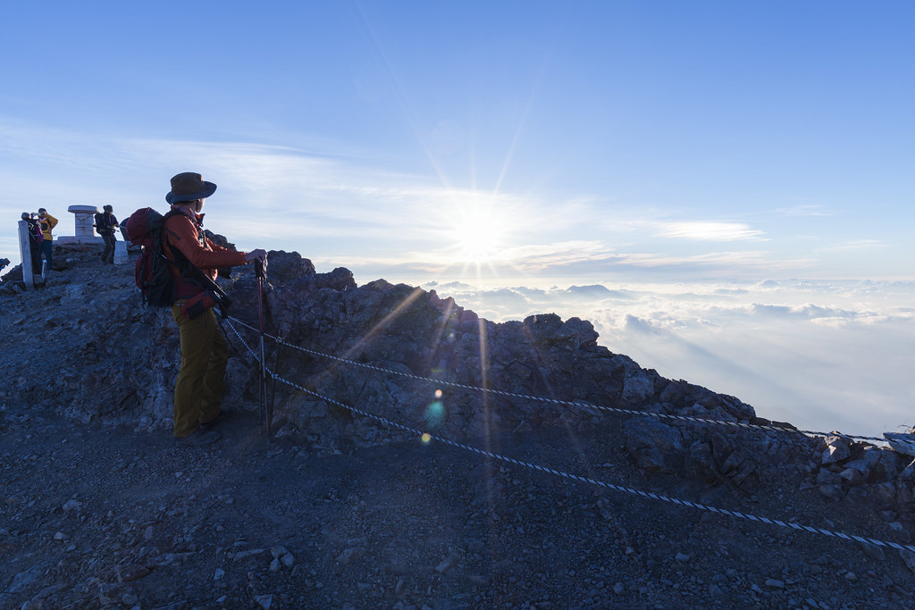 白馬岳のご来光