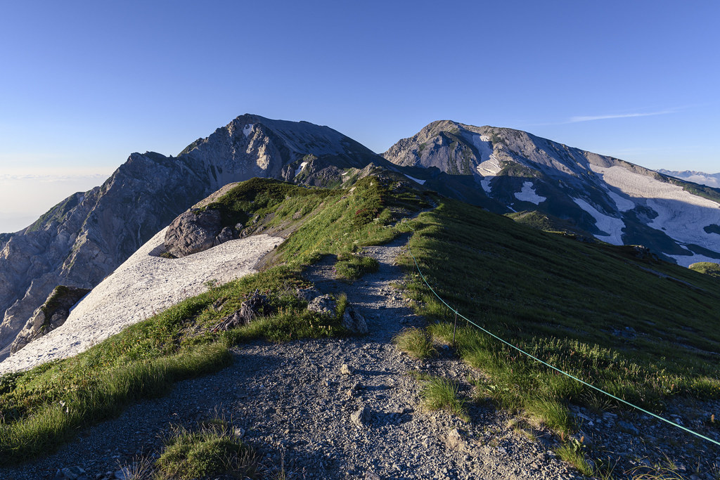 白馬岳稜線