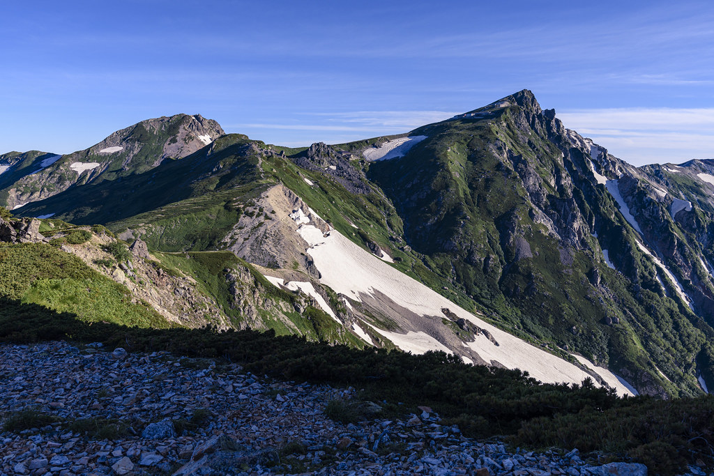 杓子岳からの景色