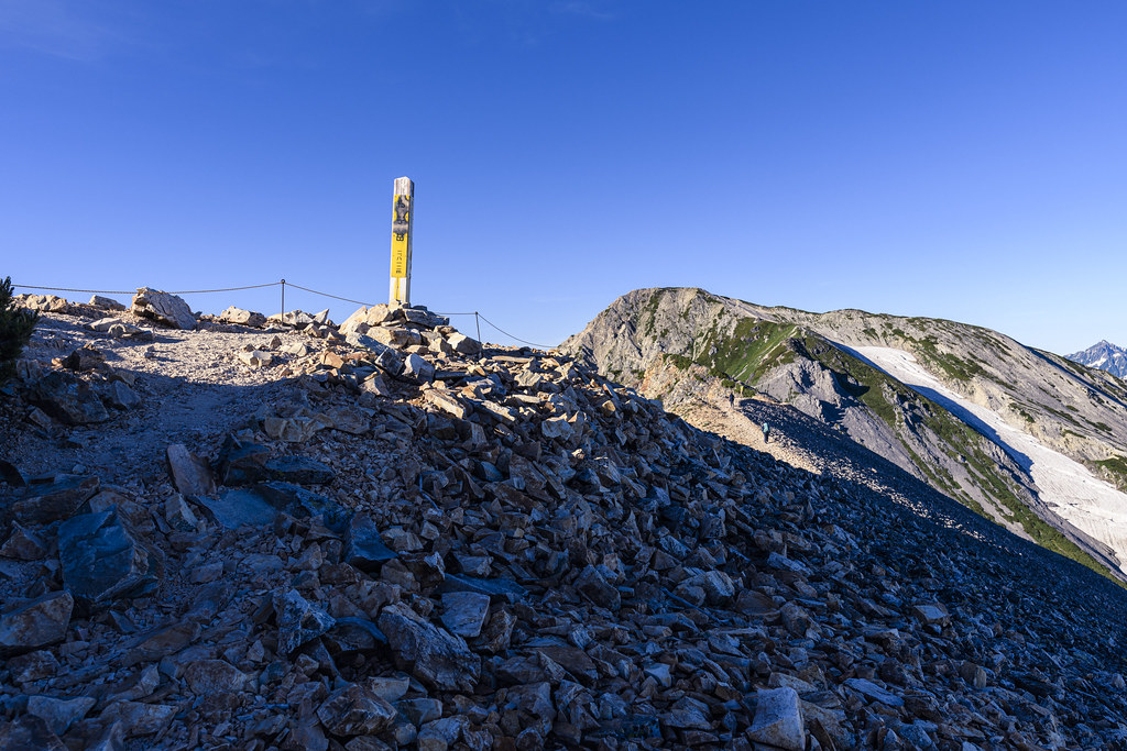 白馬杓子岳山頂