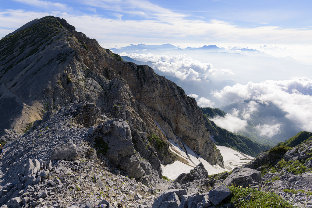 白馬岳と北信方面