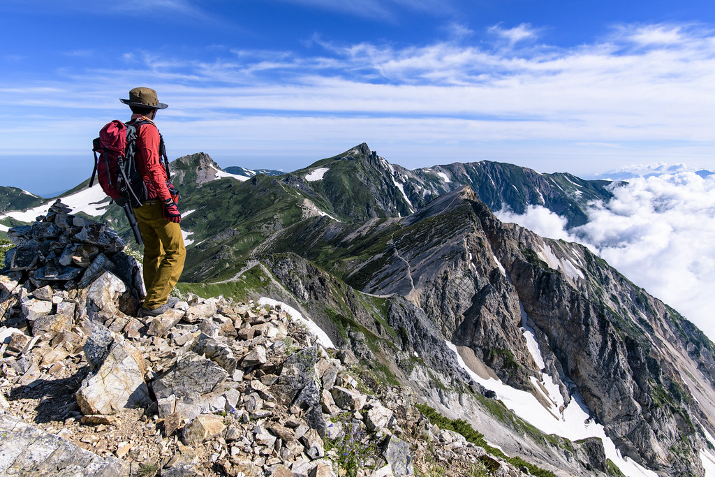 鑓ヶ岳稜線のRedsugar