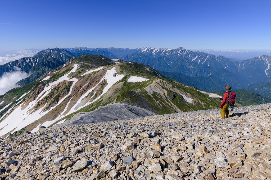 鑓ヶ岳稜線のRedsugar