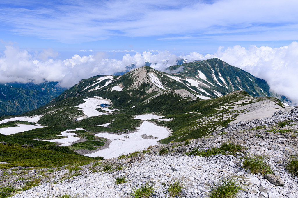 白馬岳から小蓮華山へ