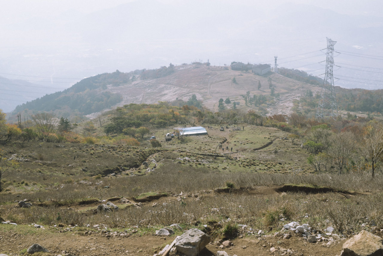 五合目から麓を見下ろす