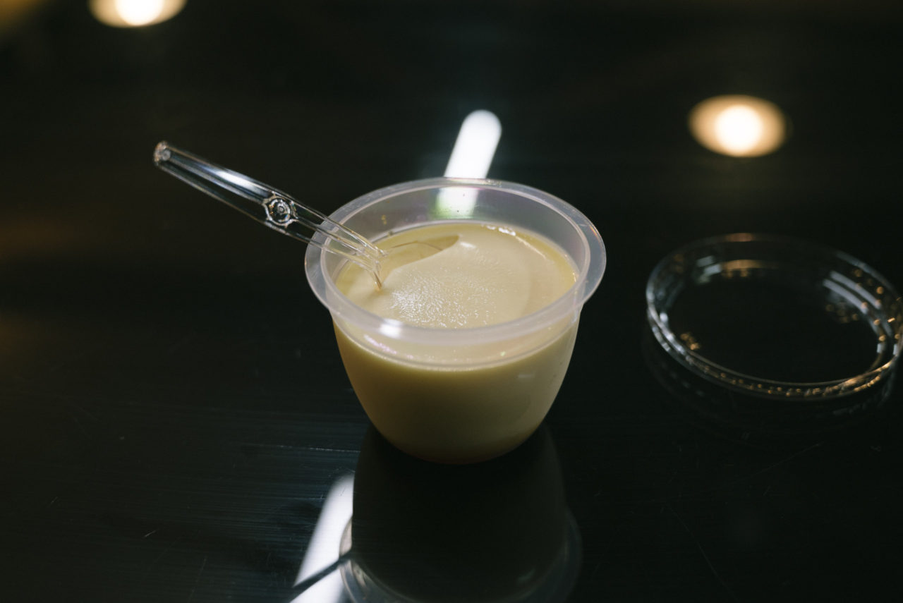 松仙館のプリン