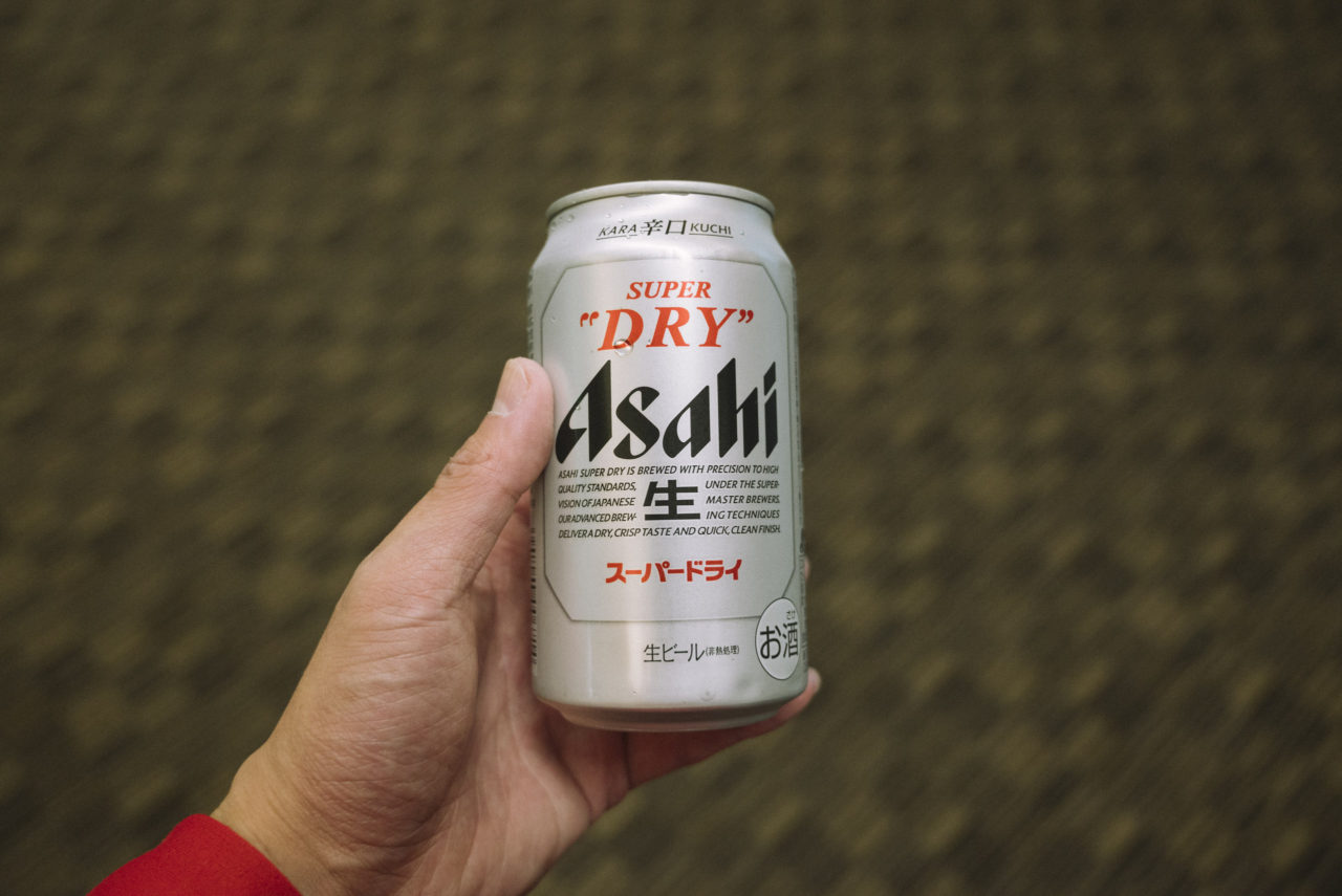 風呂上がりのビール