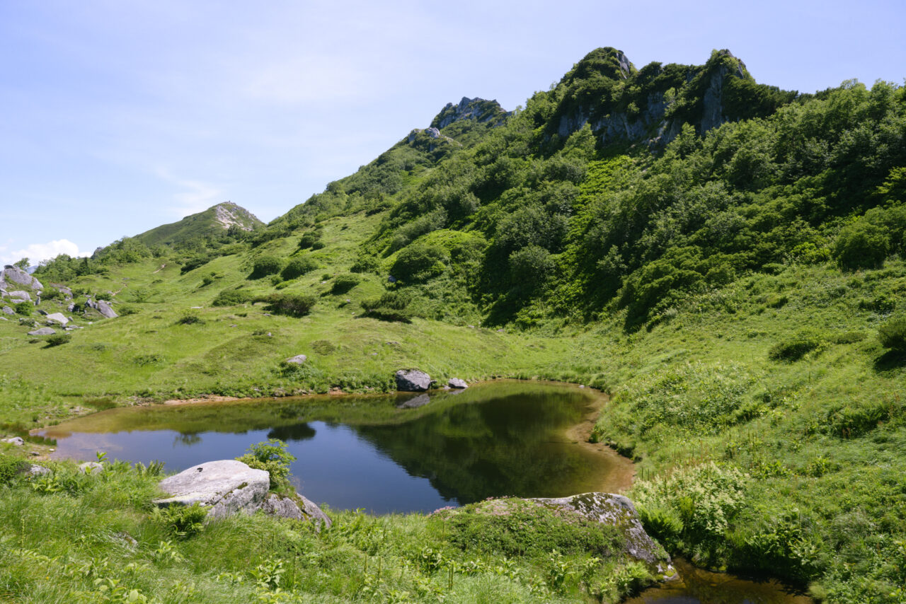烏帽子田圃の景色