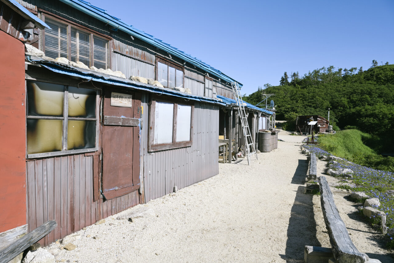 烏帽子小屋へ戻る